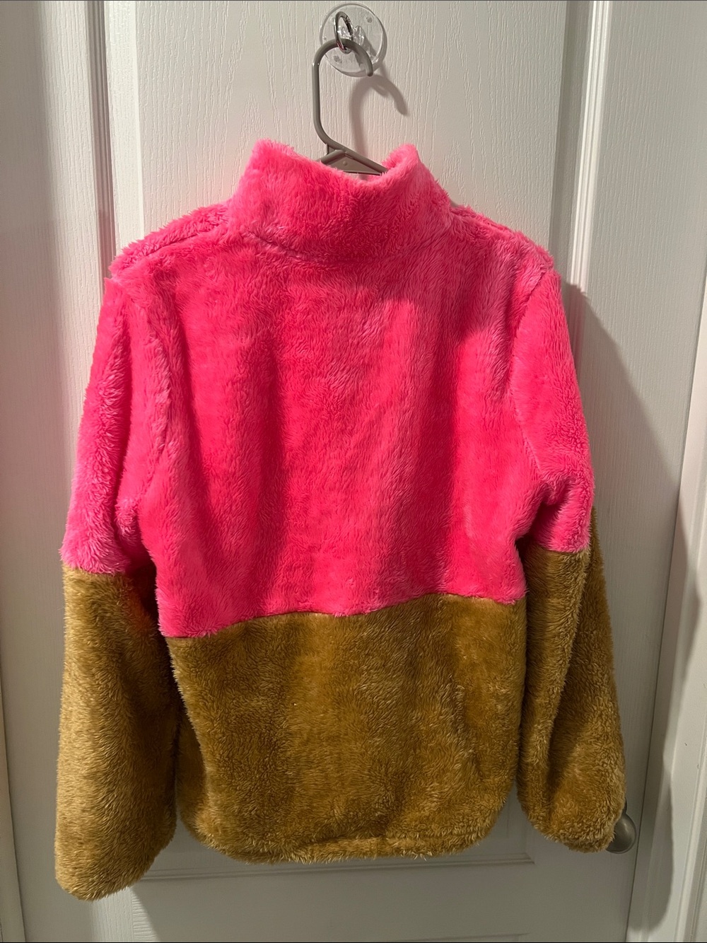 Lilly Pulitzer Hot Pink Faux Fur Zip Jacket - Picture 3 of 3
